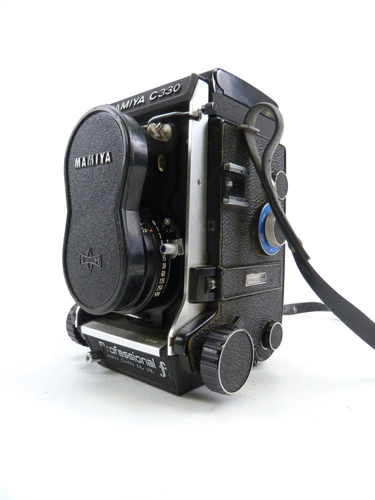Mamiya 330F Twin Lens Reflex Camera Outfit with 80MM f2.8 Blue Dot Lens