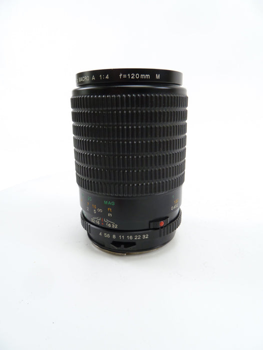 Mamiya 645 Pro 120MM f4 Macro Lens being sold AS IS