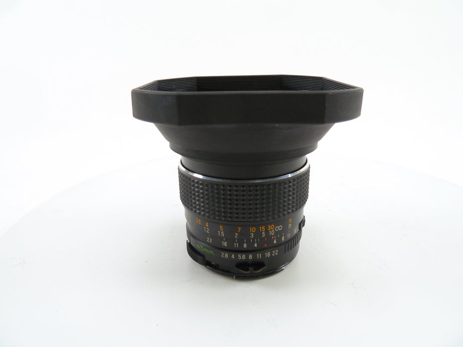 Mamiya 645 Pro 45MM f2.8 S C Wide Angle Lens