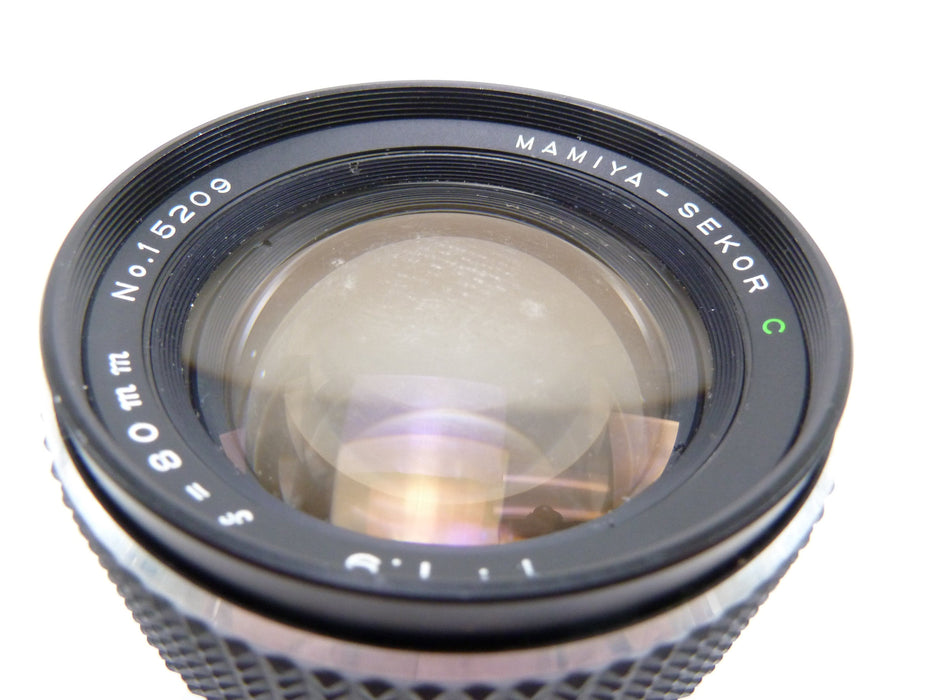 Mamiya 645 Pro 80MM F1.9 C Lens with Skuffs on Front Element