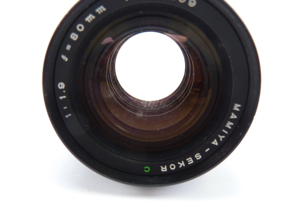 Mamiya 645 Pro 80MM F1.9 C Lens with Skuffs on Front Element