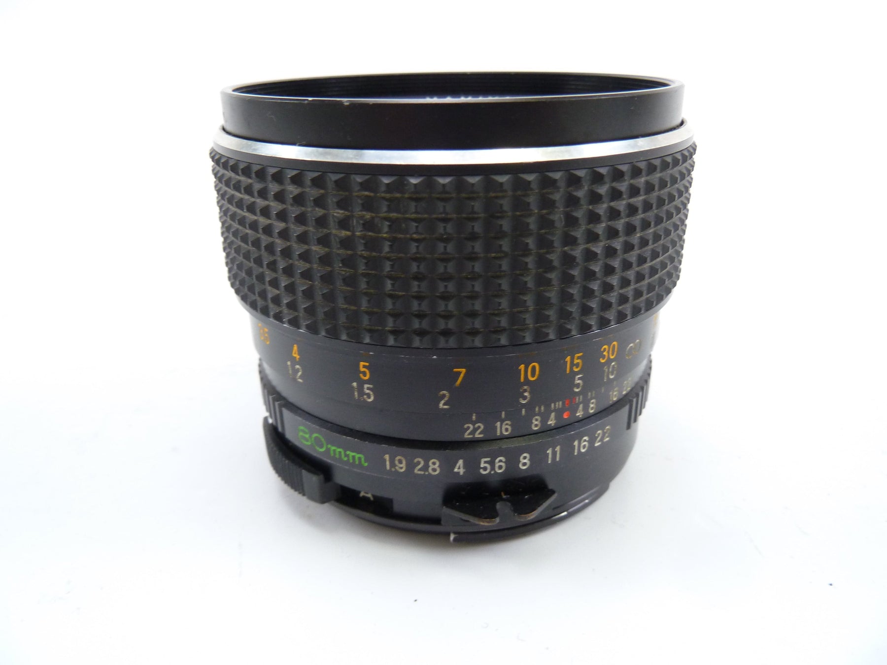 Mamiya 645 Pro 80MM F1.9 C Lens with Skuffs on Front Element