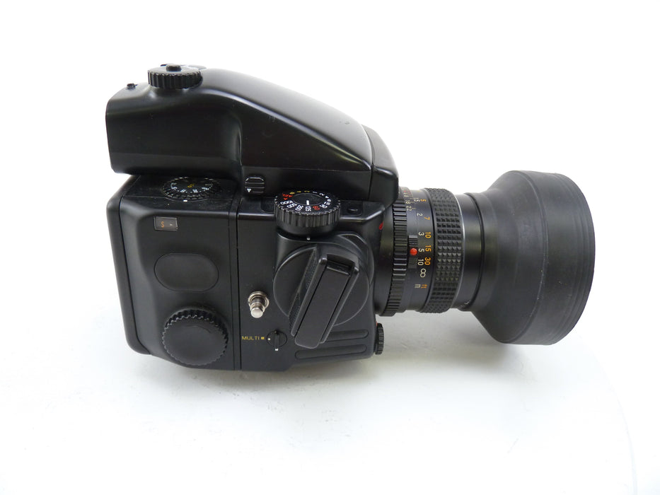 Mamiya 645 Pro Complete Outfit with AE Prism Finder, 80MM f2.8 C Lens, and 120 Back