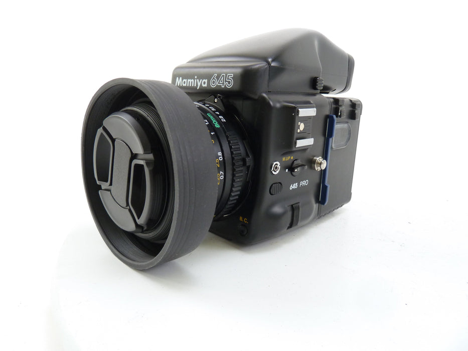 Mamiya 645 Pro Outfit with Prism Finder, 80MM f2.8 N Lens, and 120 Back