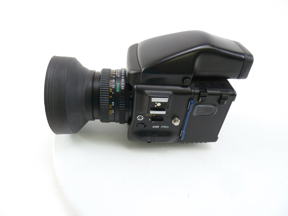 Mamiya 645 Pro Outfit with Prism Finder, 80MM f2.8 N Lens, and 120 Back