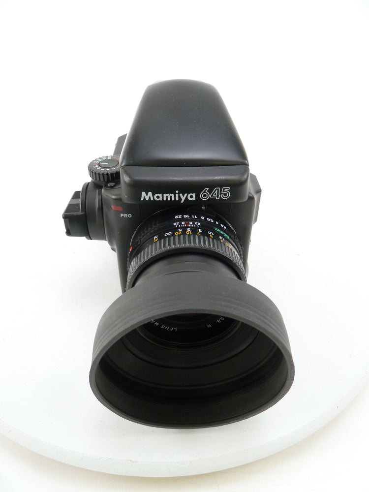 Mamiya 645 Pro Outfit with Prism Finder, 80MM f2.8 N Lens, and 120 Back