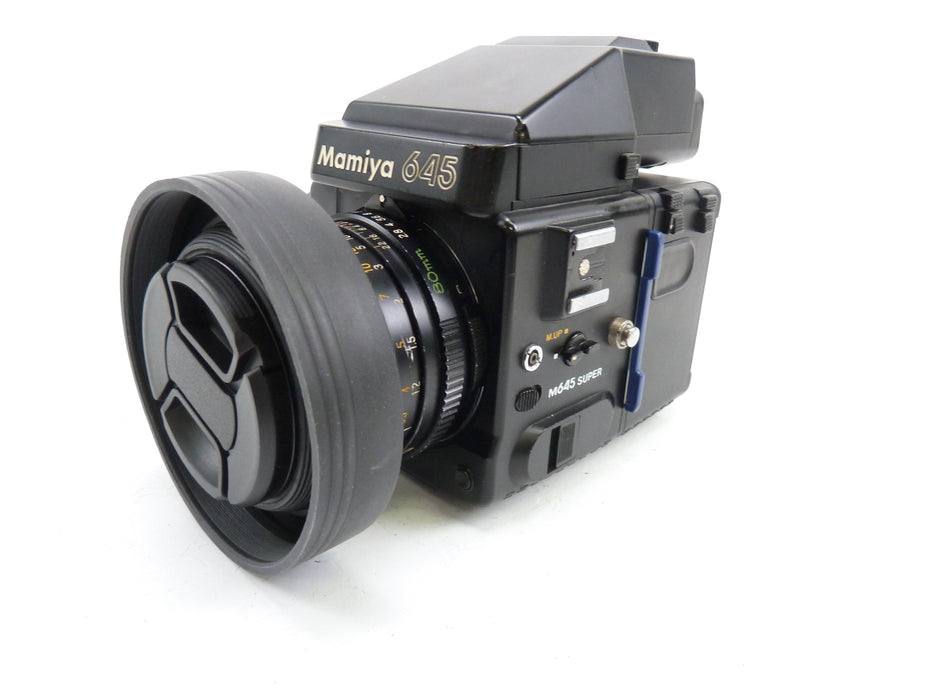 Mamiya 645 Super Complete Kit with Prism Finder, 120 Back, and 80MM f2.8 C Lens