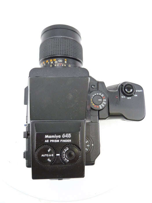Mamiya 645 Super Kit with Prism Finder, Motor Drive, 120 Back,  & 150MM f3.5 C Lens