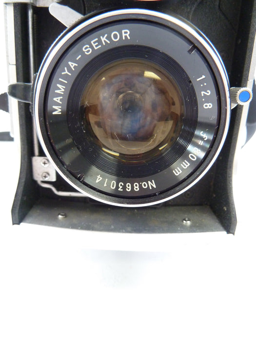 Mamiya C220 with 80MM f2.8 Blue Dot Lens