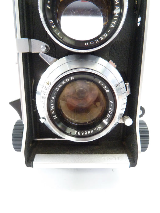 Mamiya C330 Camera Outfit with 80MM F2.8 Lens and Waist Level Finder