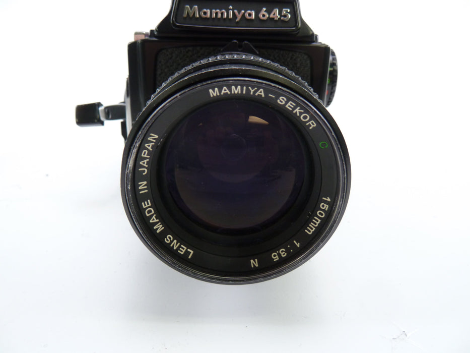 Mamiya M645 1000S Camera Outfit with 150MM F3.5 N Lens and Prism Finder