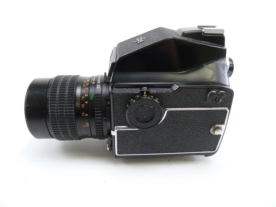 Mamiya M645 1000S Camera Outfit with 150MM F3.5 N Lens and Prism Finder