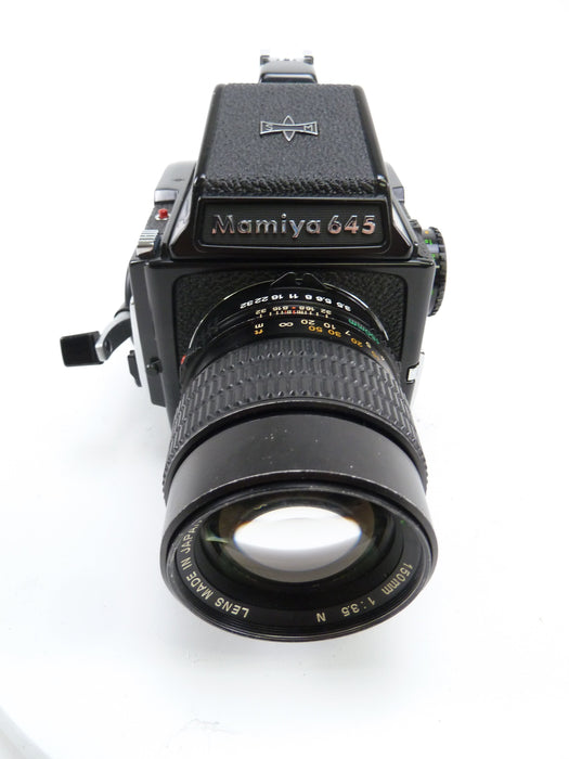 Mamiya M645 1000S Camera Outfit with 150MM F3.5 N Lens and Prism Finder