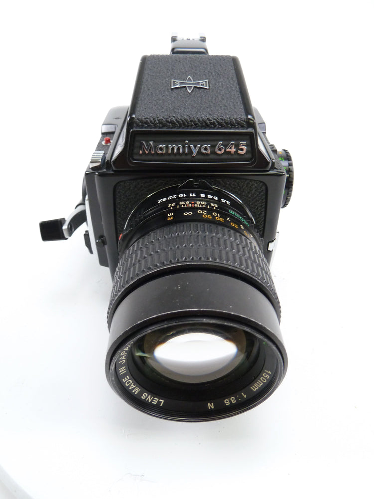 Mamiya M645 1000S Camera Outfit with 150MM F3.5 N Lens and Prism Finder