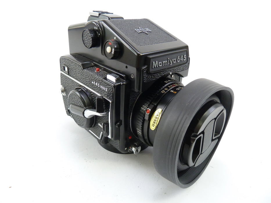 Mamiya M645 1000S Camera Outfit with 80MM f2.8 Lens and AE Meter Prism