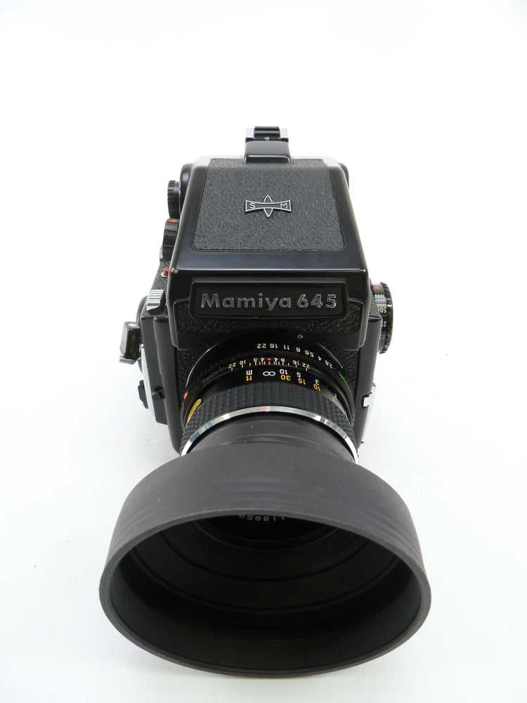 Mamiya M645 1000S Camera Outfit with 80MM f2.8 Lens and AE Meter Prism