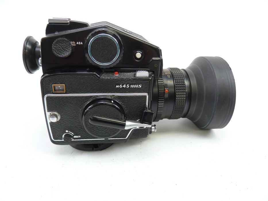 Mamiya M645 1000S Camera Outfit with PD Meter Prism and 80MM f2.8 C Lens