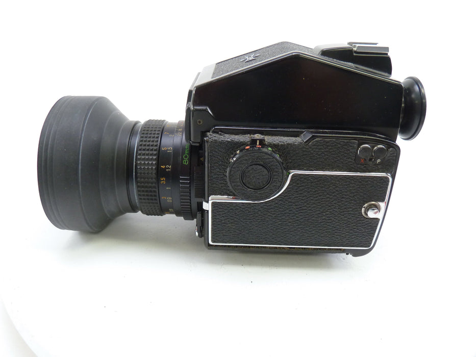 Mamiya M645 1000S Camera Outfit with PD Meter Prism and 80MM f2.8 C Lens