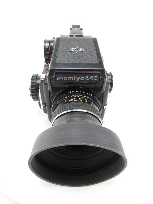 Mamiya M645 1000S Camera Outfit with PD Meter Prism Finder and 80MM F2.8 Lens