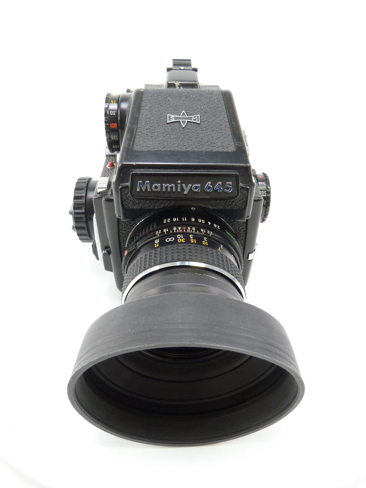 Mamiya M645 1000S Camera Outfit with PD Meter Prism Finder and 80MM F2.8 Lens