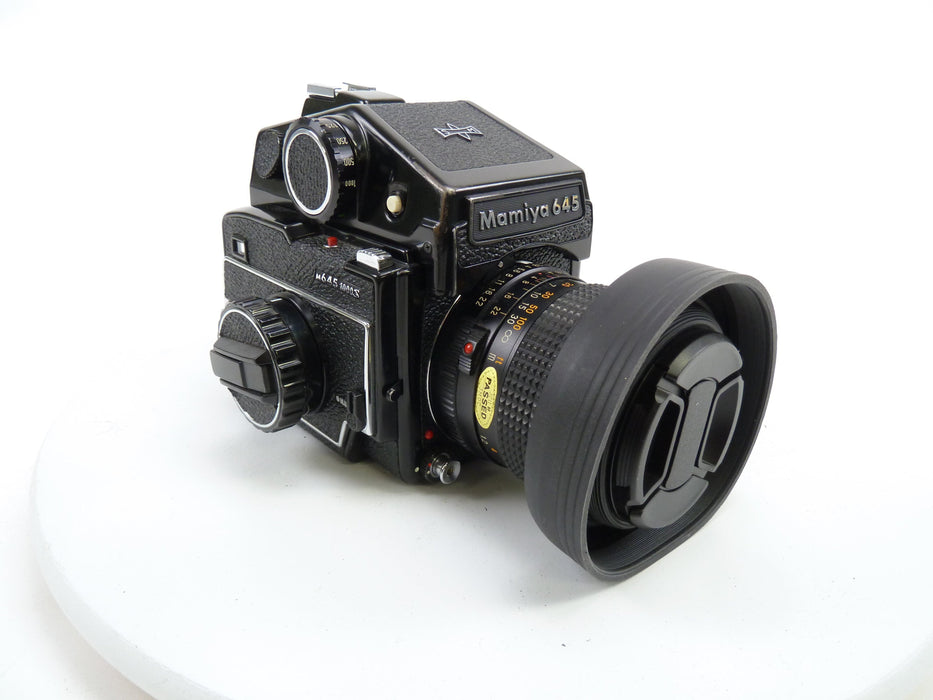 Mamiya M645 1000S Outfit with PD Meter Prism and 110MM f2.8 C Lens