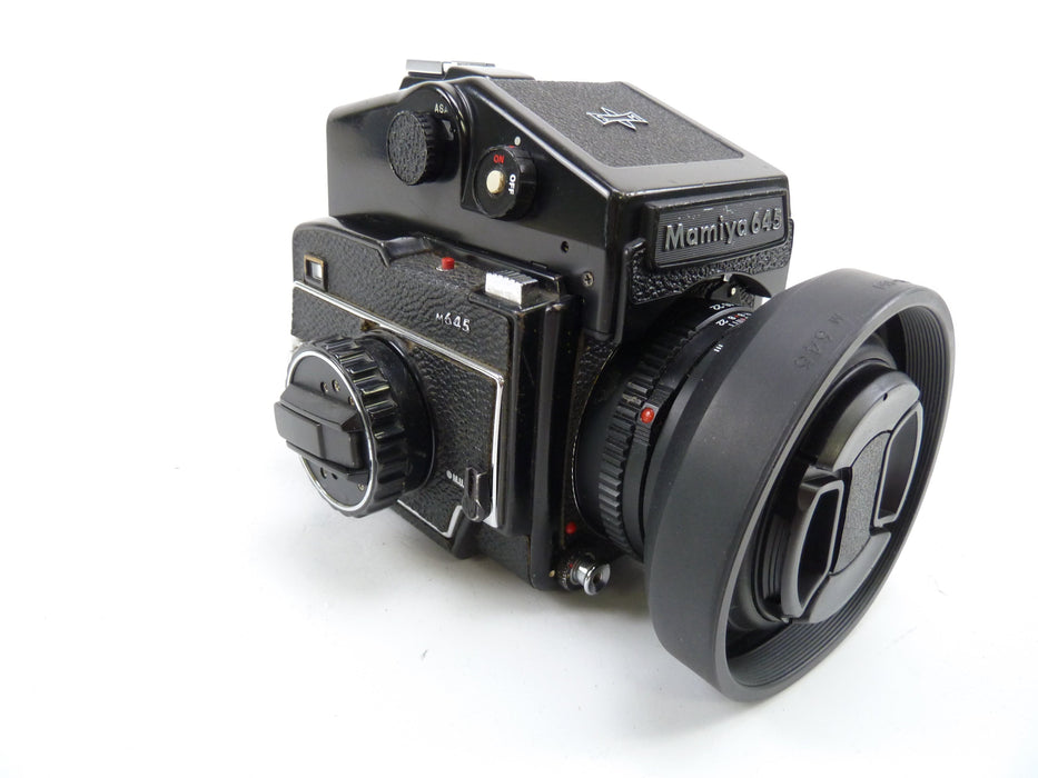 Mamiya M645 Camera outfit with AE Meter Prism Finder and 80MM f2.8 N Lens