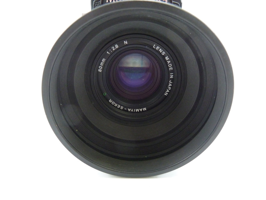 Mamiya M645 Camera outfit with AE Meter Prism Finder and 80MM f2.8 N Lens