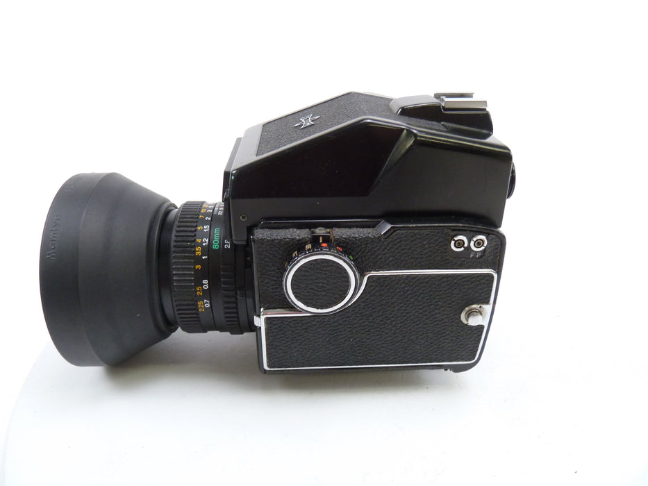 Mamiya M645 Camera outfit with AE Meter Prism Finder and 80MM f2.8 N Lens