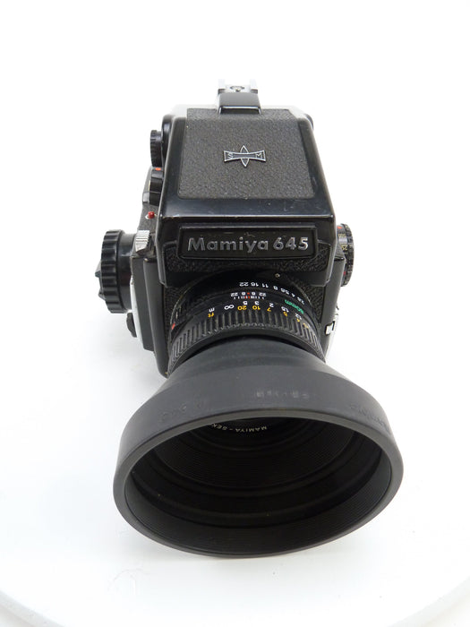 Mamiya M645 Camera outfit with AE Meter Prism Finder and 80MM f2.8 N Lens