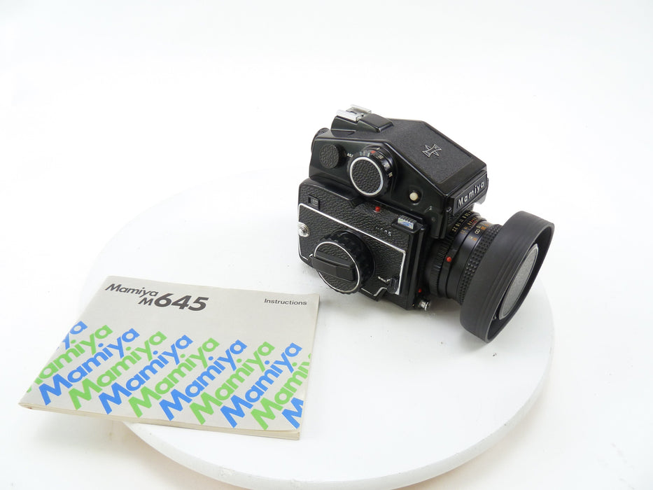 Mamiya M645 Camera Outfit with PD Meter Prism and 80MM F2.8 C Lens