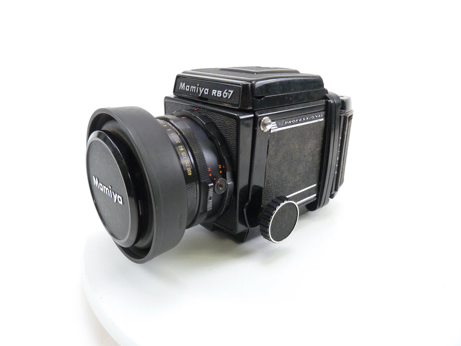 Mamiya RB67 Complete Camera Outfit with 127MM f3.8 Lens, 120 Back, and WLF