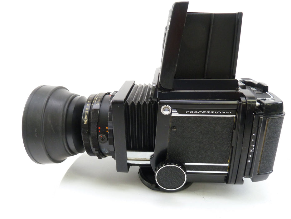 Mamiya RB67 Complete  Kit with 127MM F3.8 Lens 120 Film Back, and WLF