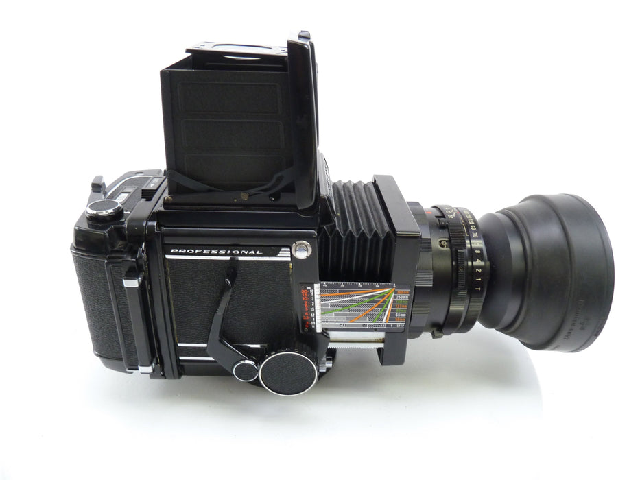 Mamiya RB67 Complete Kit with 90MM F3.8 Lens, 120 Film Back, and WLF
