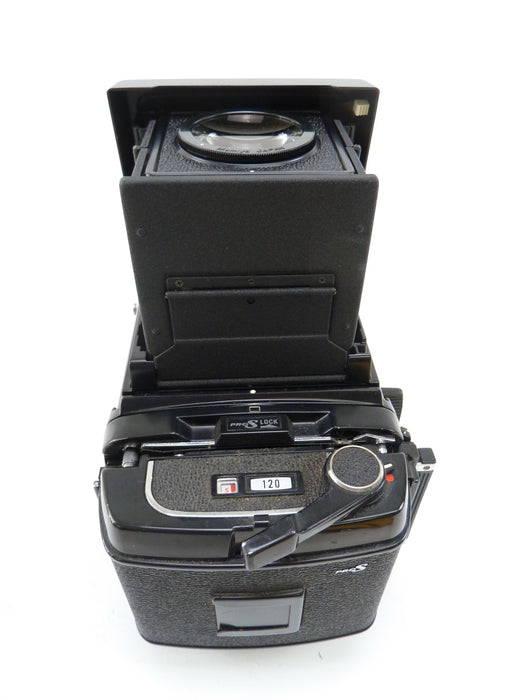 Mamiya RB67 Pro S Camera Outfit with 127MM f3.8 Lens, Pro S 120 Back, and WLF