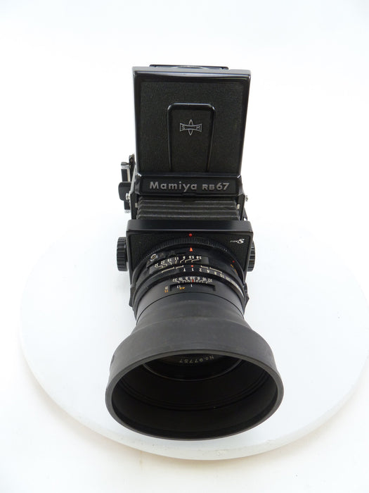 Mamiya RB67 Pro S Camera Outfit with 127MM f3.8 Lens, Pro S 120 Back, and WLF