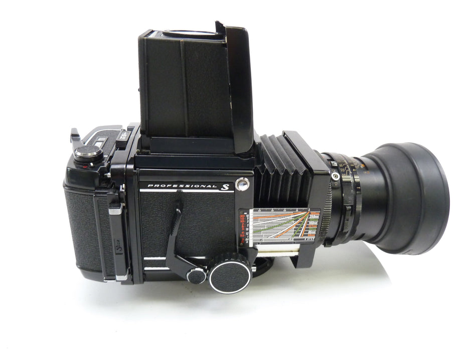 Mamiya RB67 Pro S Complete Kit with 120 Back, 127MM f3.8 C Lens, and WLF