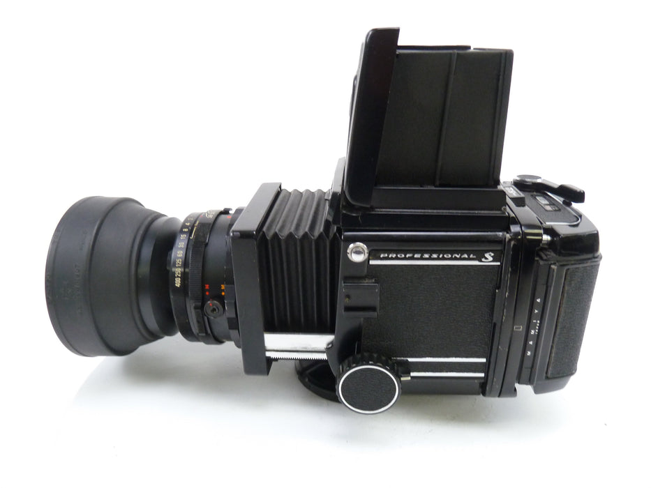Mamiya RB67 Pro S Outfit with 127MM F3.8 Lens, Pro S 120 Back, and Waist Level Finder