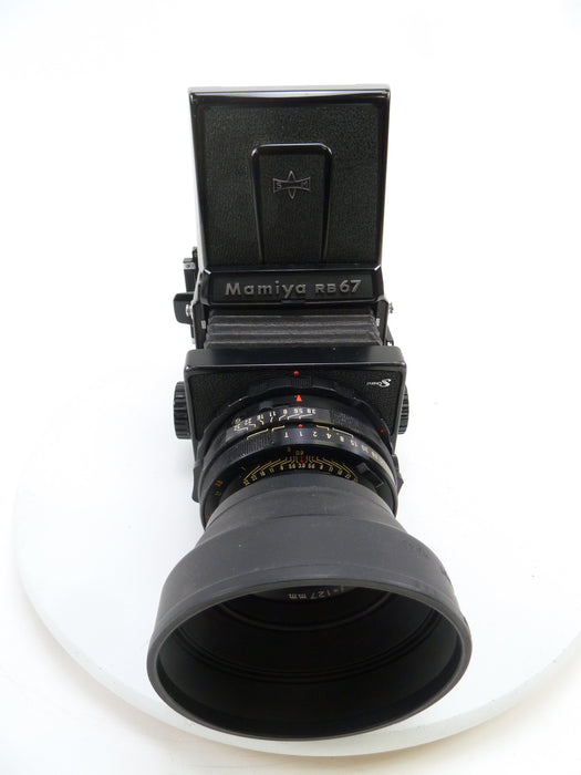 Mamiya RB67 Pro S Outfit with 127MM F3.8 Lens, Pro S 120 Back, and Waist Level Finder