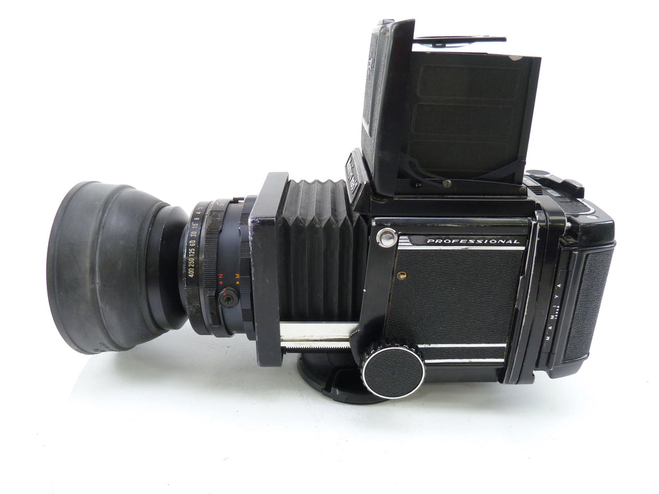 Mamiya RB67 with 127MM f3.8 Lens,  Pro 120 Back, and Waist Level Finder