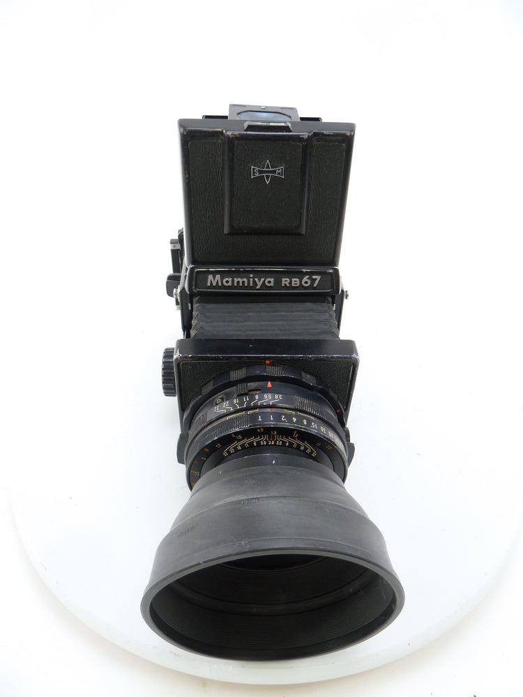 Mamiya RB67 with 127MM f3.8 Lens,  Pro 120 Back, and Waist Level Finder