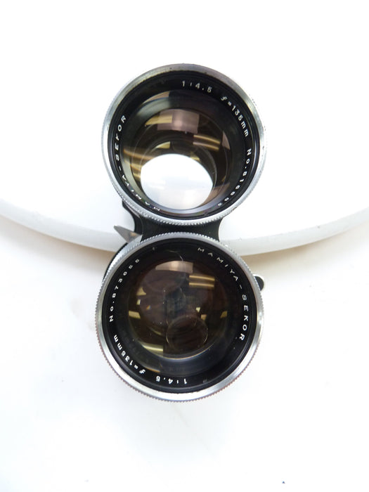 Mamiya Twin Lens Reflex 135MM f4.5 Black Dot Lens