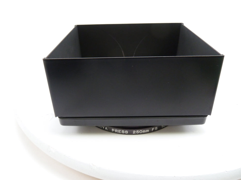Mamiya Universal or Press Lens Hood for 250MM F5 Lens with Case