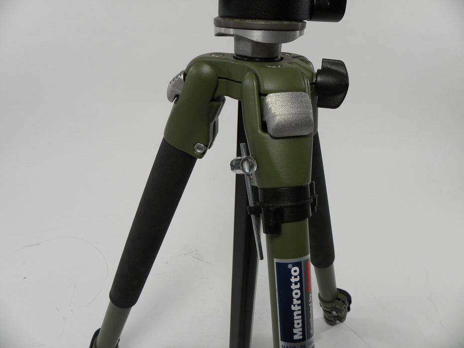 Manfrotto 190NAT3 Tripod w/Manfrotto 488RC4 Ball Head (Green)