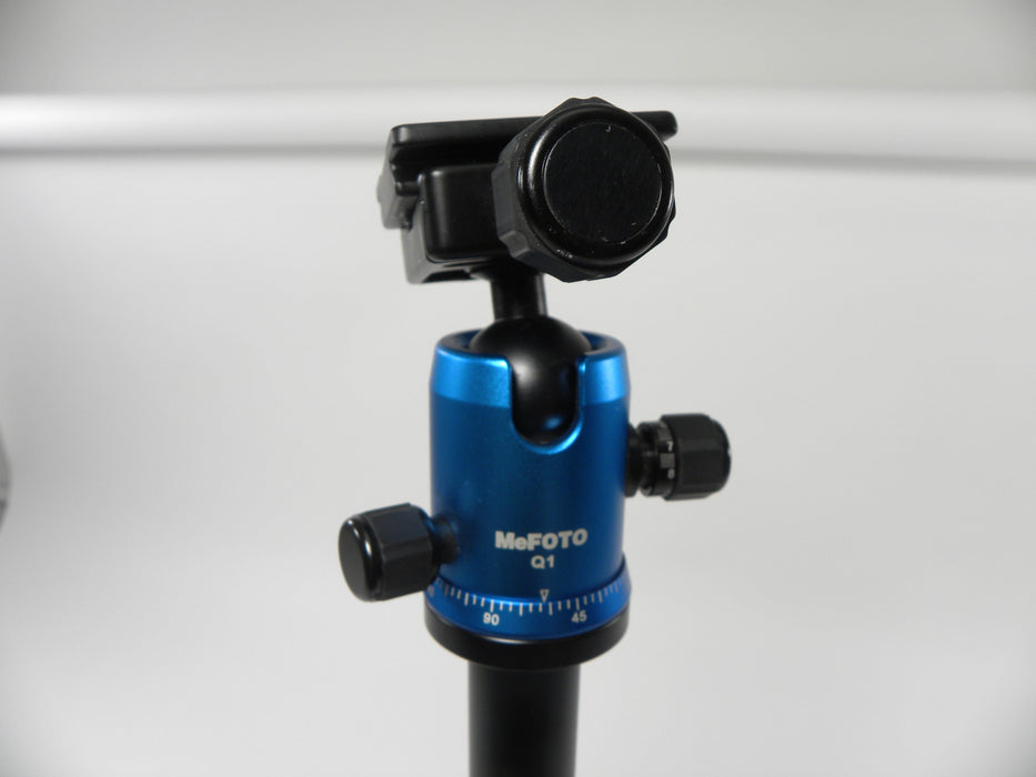 MeFoto A1350 Aluminum Tripod (Blue) w/Q1 Head