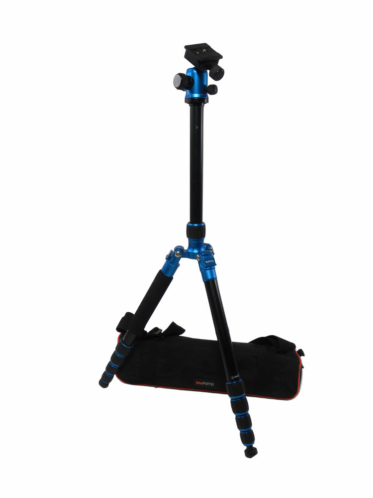 MeFoto A1350 Aluminum Tripod (Blue) w/Q1 Head