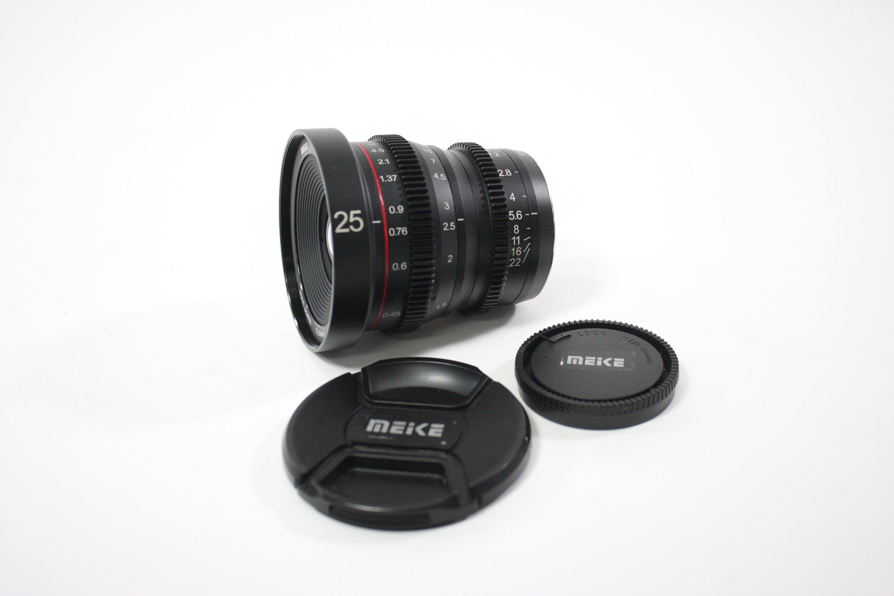 Meike 25mm T/2.2  Multi Coated Cinema Lens for Micro 4/3 Mount AS-IS