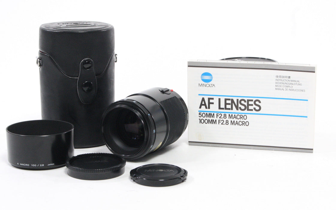 Minolta 100mm f/2.8 Macro AF Lens for Minolta A Mount