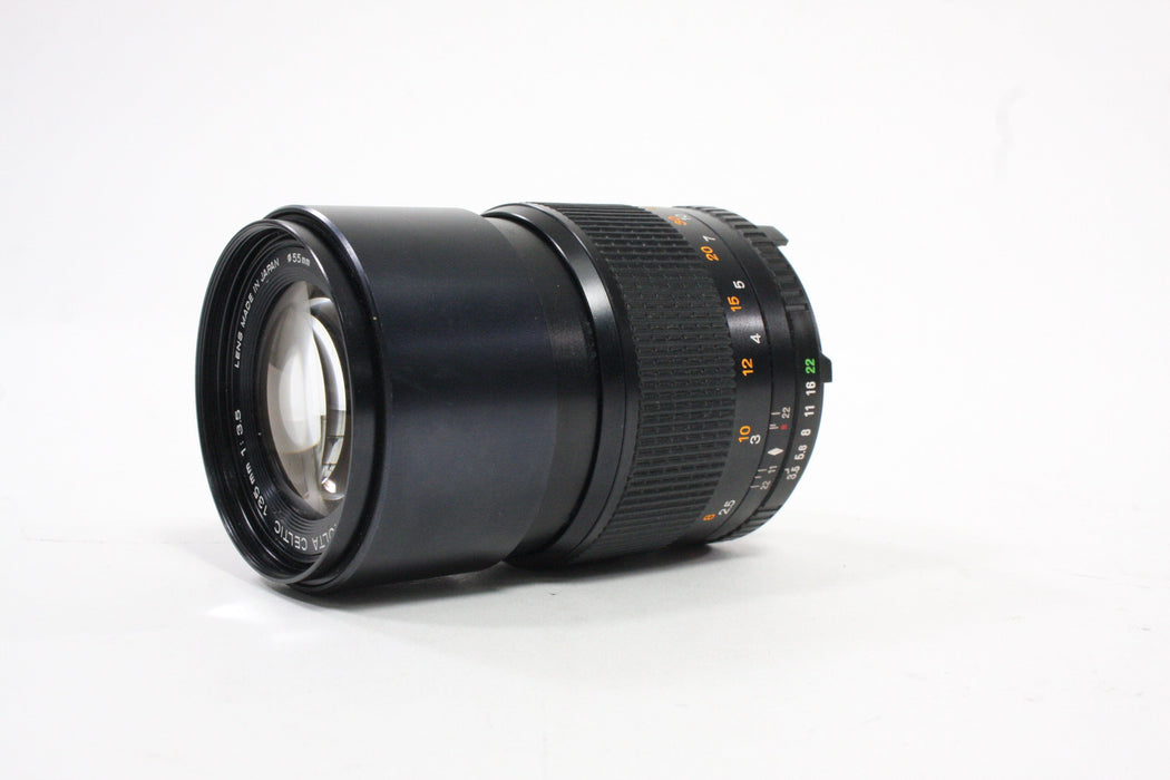 Minolta 135mm f/3.5 Celtic Lens for Minolta MD Mount