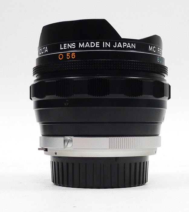 Minolta 16mm f/2.8 MC Fish-EYE Rokkor-OK Lens for Minolta MD/MC Mount
