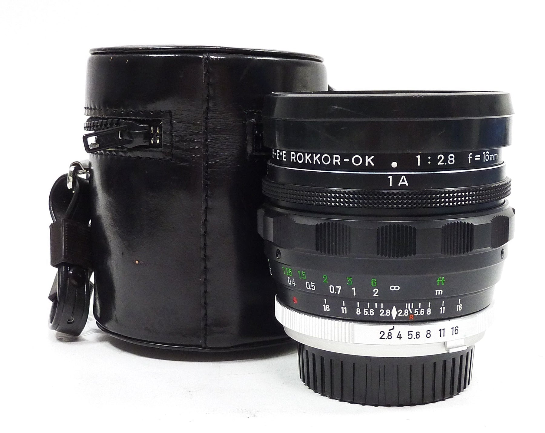 Minolta 16mm f/2.8 MC Fish-EYE Rokkor-OK Lens for Minolta MD/MC Mount